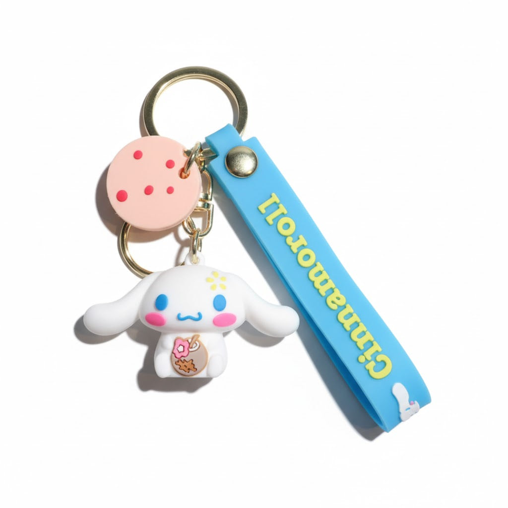Cinnamoroll Keychain – Sweet & Adorable Accessory 🍥 (Pre Order)
